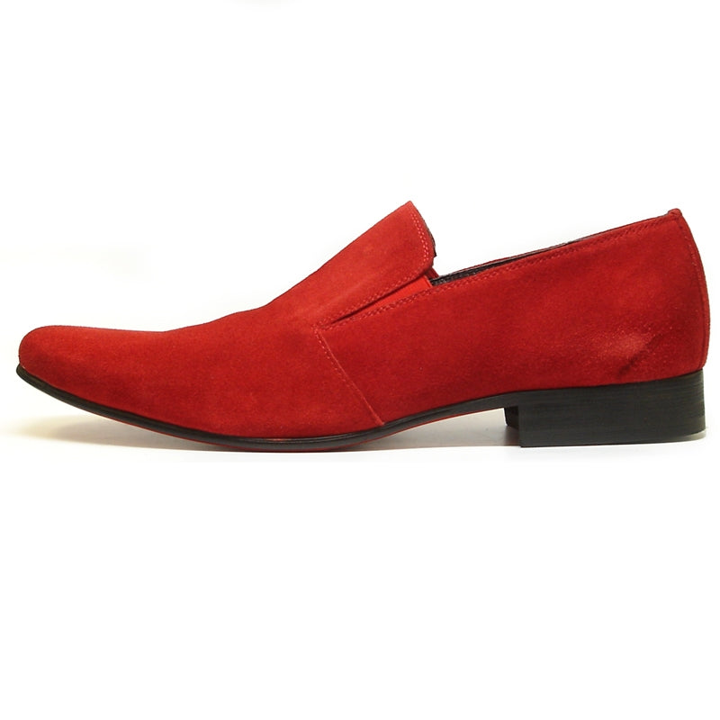 Fiesso FI-6838 Red Loafers