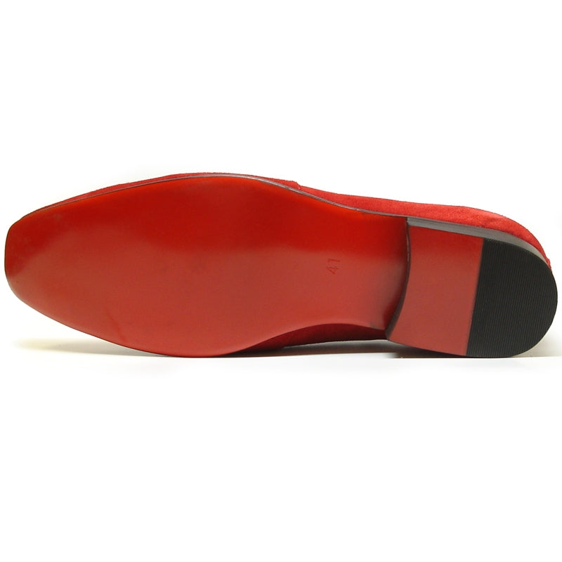 Fiesso FI-6838 Red Loafers