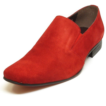 Fiesso FI-6838 Red Loafers