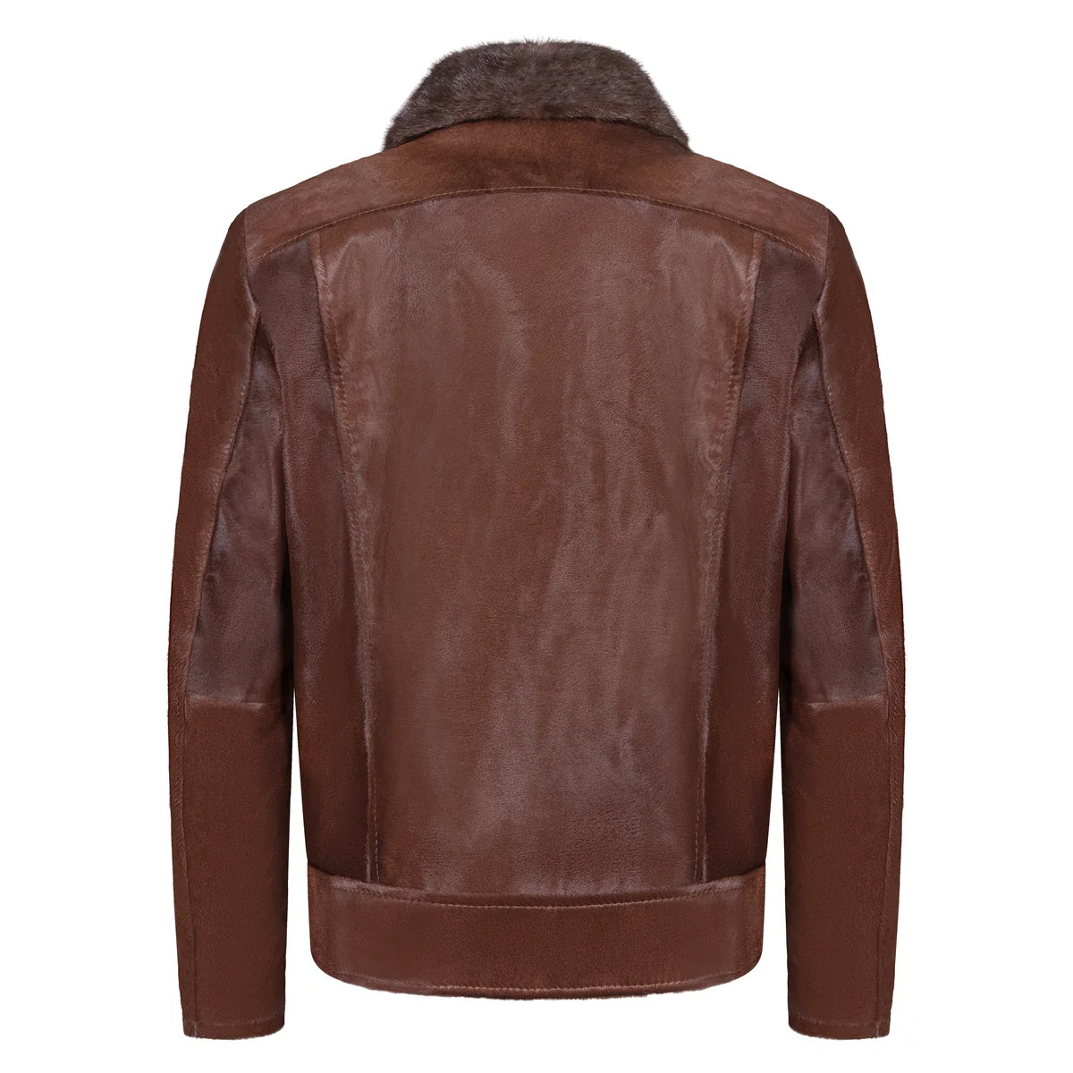 Jakewood 7510 Brown Genuine Alligator/Mink/Pony Fur Jacket