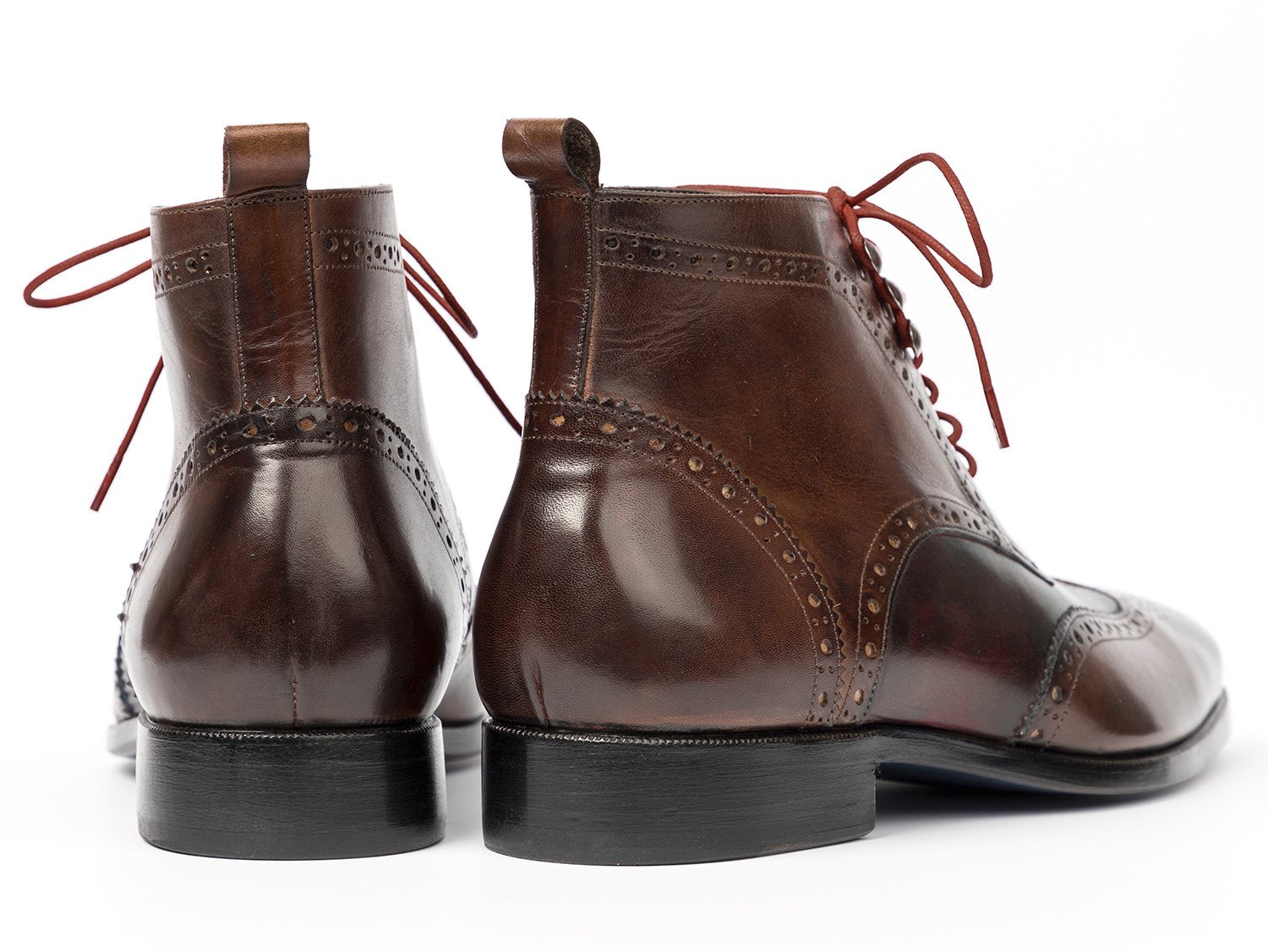 Paul Parkman Wingtip Ankle Boots Brown (ID#CH777BRW) PAUL PARKMAN