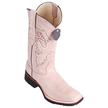 Los Altos 82E2709 Men's Pomex Genuine Grisly Wide Square Toe Cowboy Boots