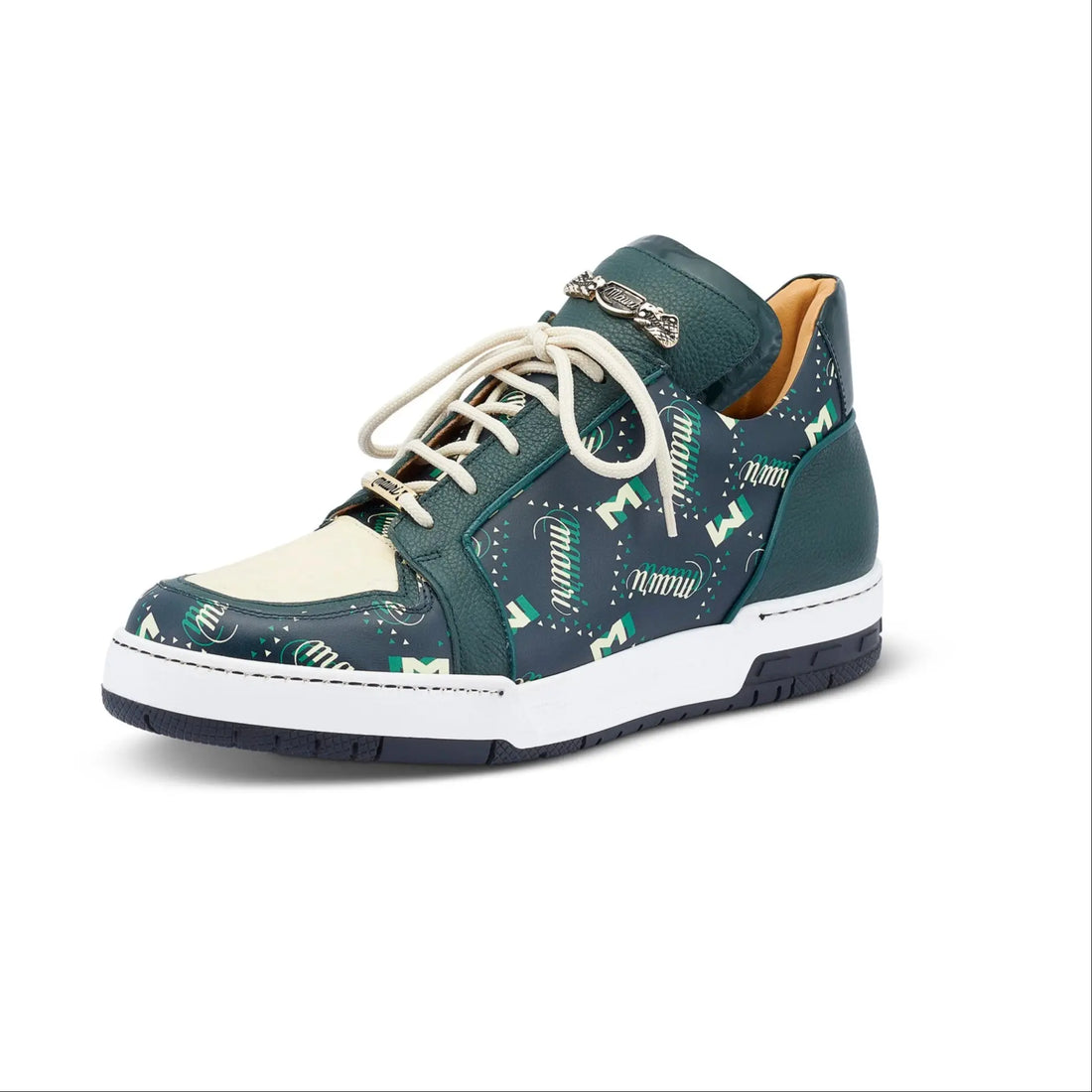 Mauri 8440 Green/Hunter Green/Cream Crocodile/Patent M Shade Print Leather Sneakers