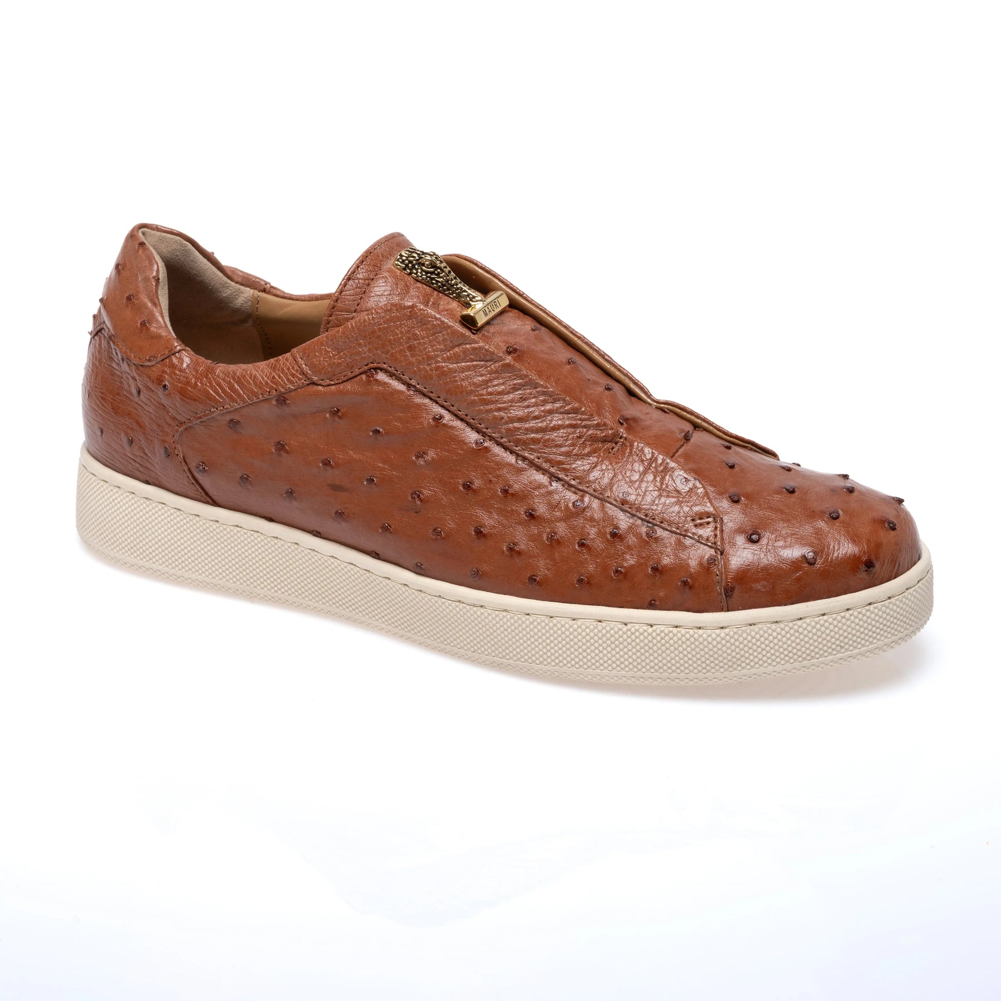 Mauri 8478/16 Savana Genuine Ostrich Slip-On Sneakers