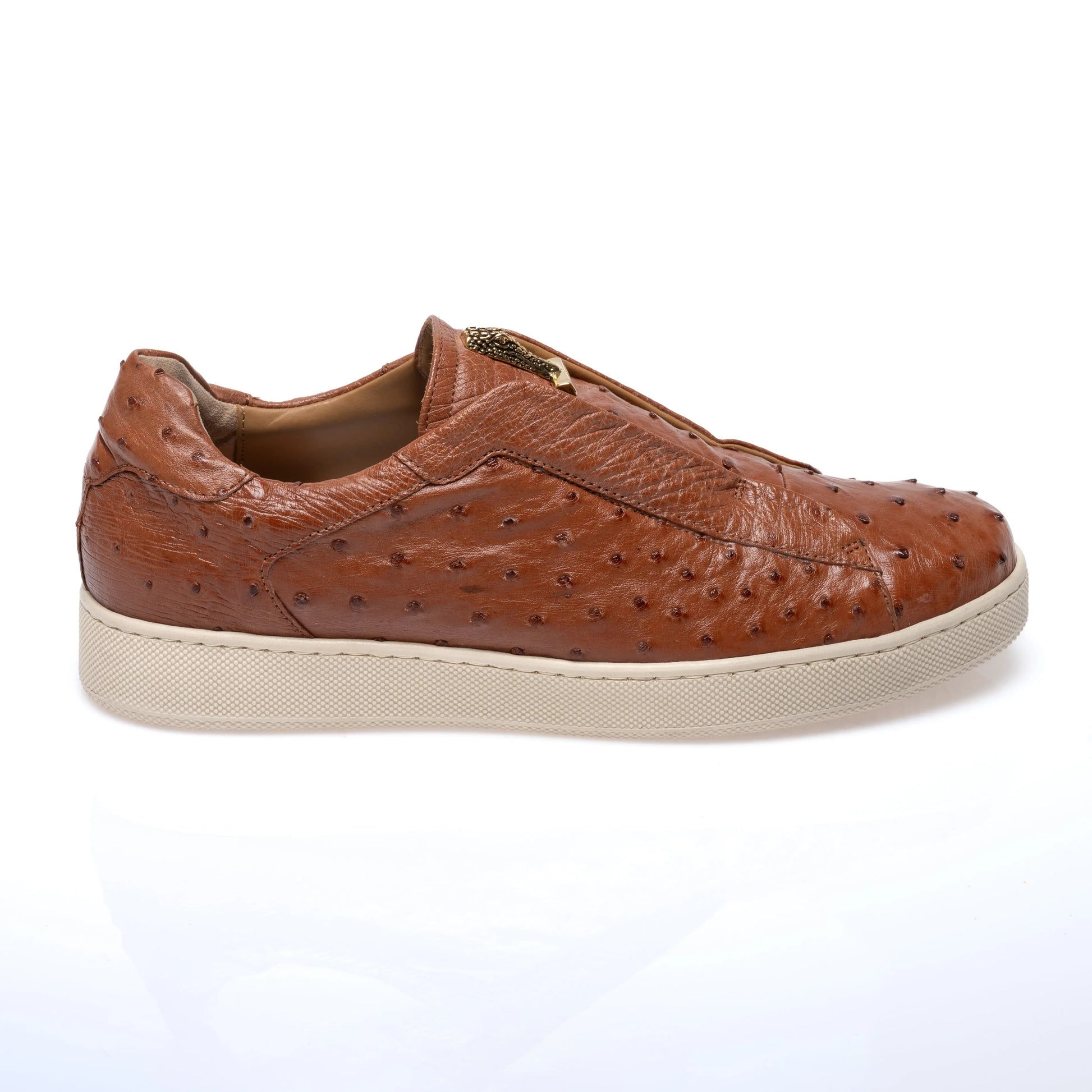 Mauri 8478/16 Savana Genuine Ostrich Slip-On Sneakers