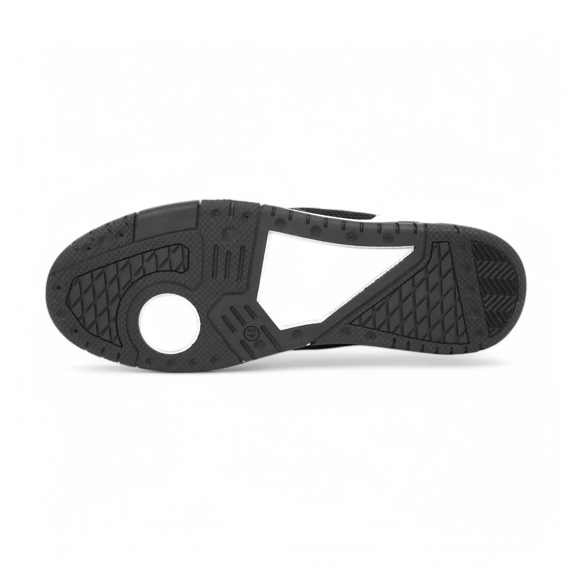 Mauri 8498/1 Black Genuine Baby Crocodile/Mesh Fabric/Nappa Sneakers