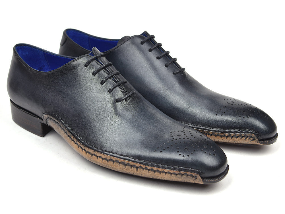 Paul Parkman Opanka Construction Oxfords Anthracite Gray (ID#86A5-ANT) PAUL PARKMAN