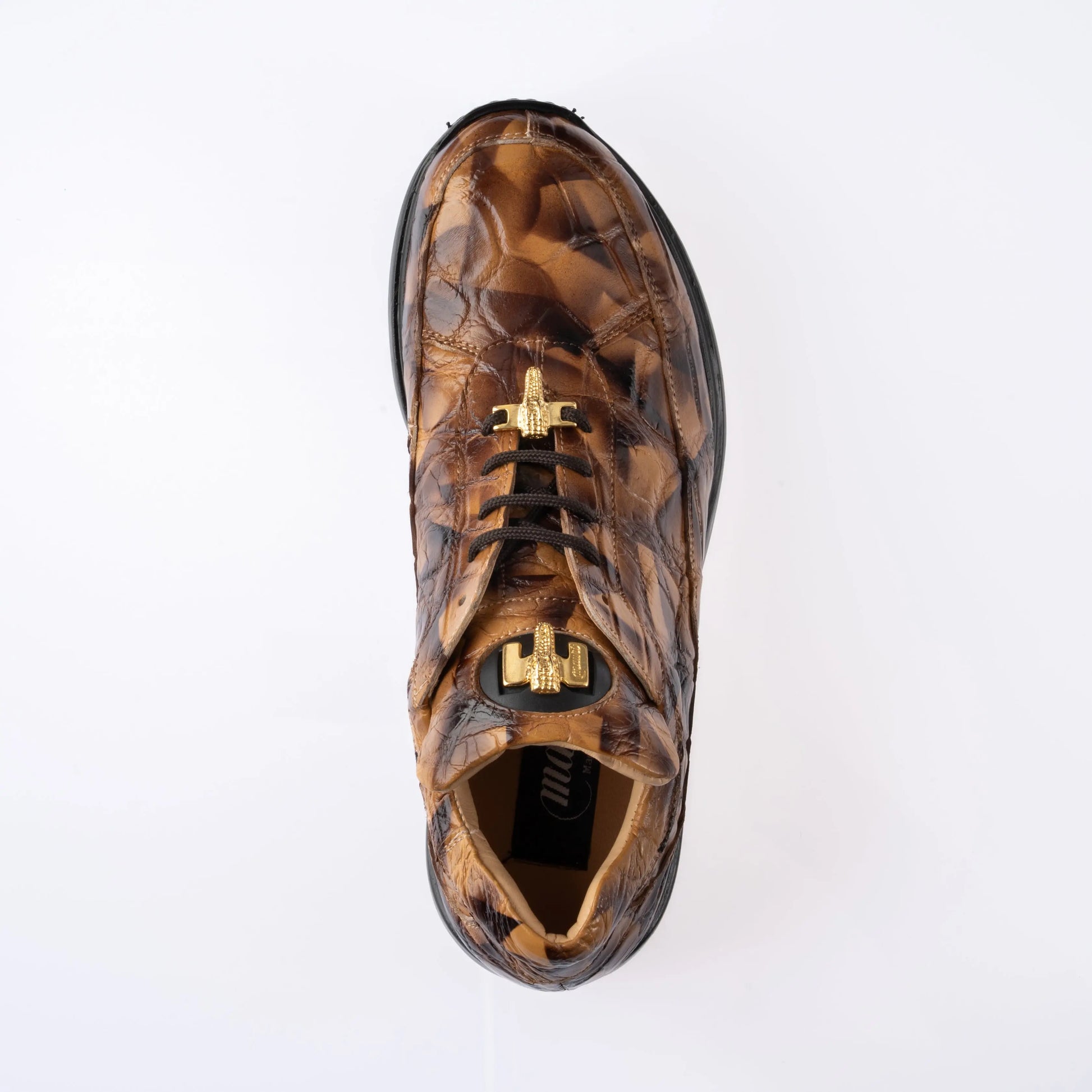 Mauri 8900/2 Dune Smoke Genuine Alligator Sneakers