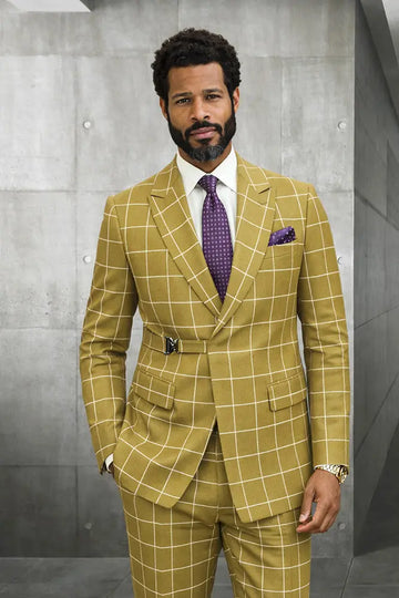 Statement Altare Bronze Super 200's Italian Wool Suit