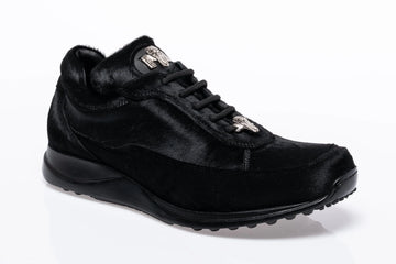 Mauri 8900/2 Ruby Red Genuine Leather Pony Sneakers