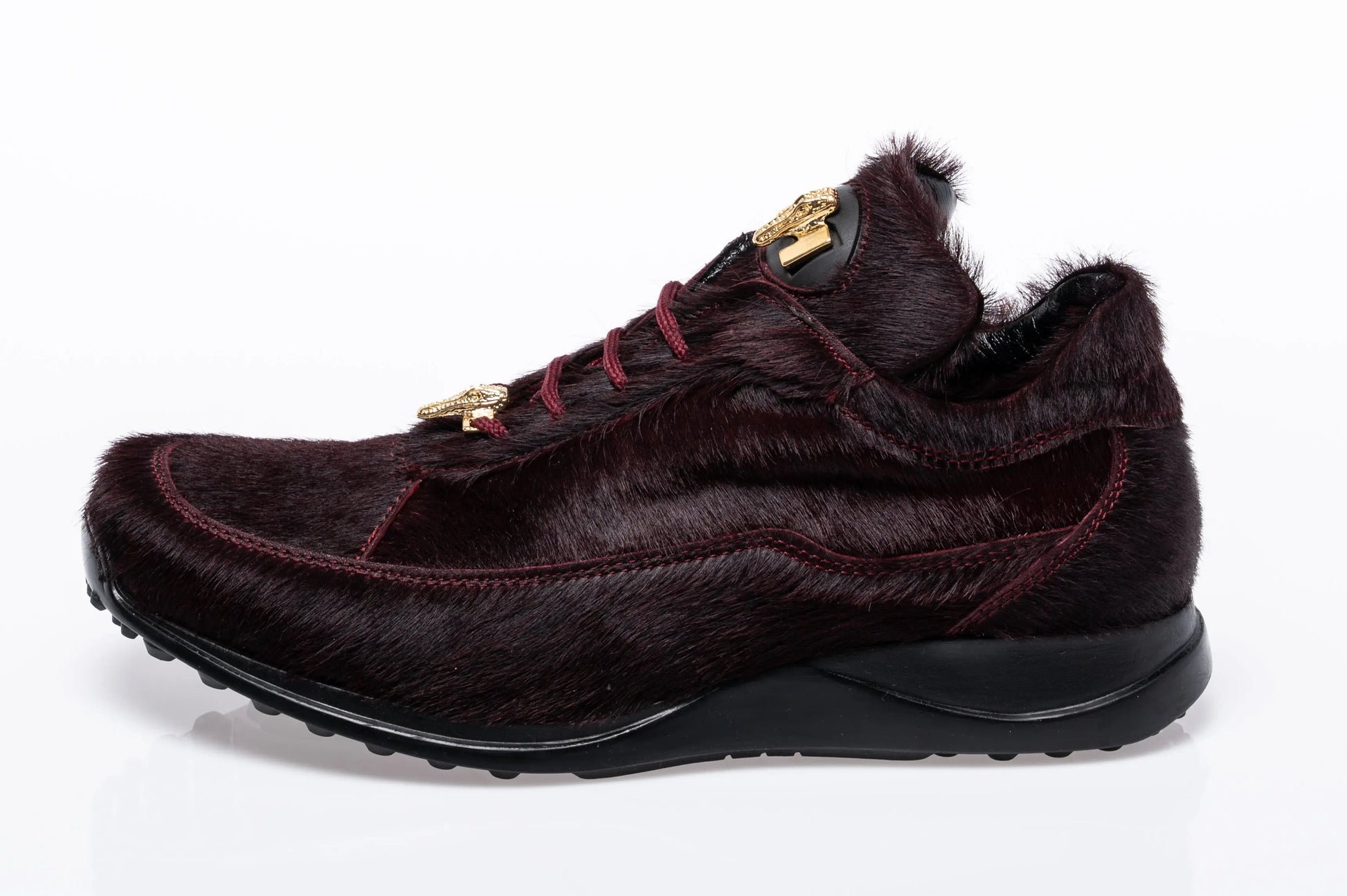 Mauri 8900/2 Ruby Red Genuine Leather Pony Sneakers