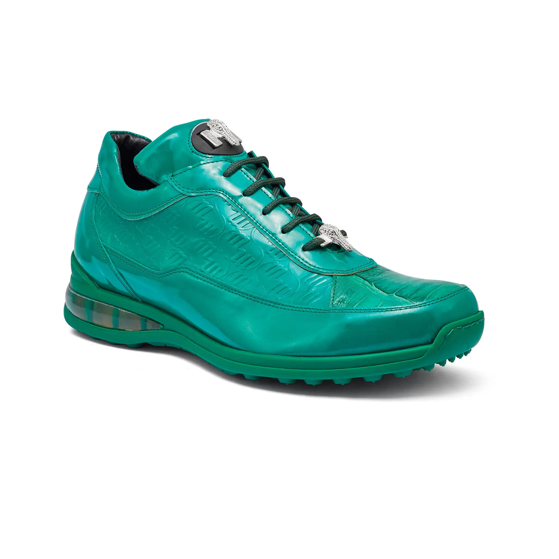 Mauri 8900/2 Leaf Green Genuine Crocodile/ Patent Embossed