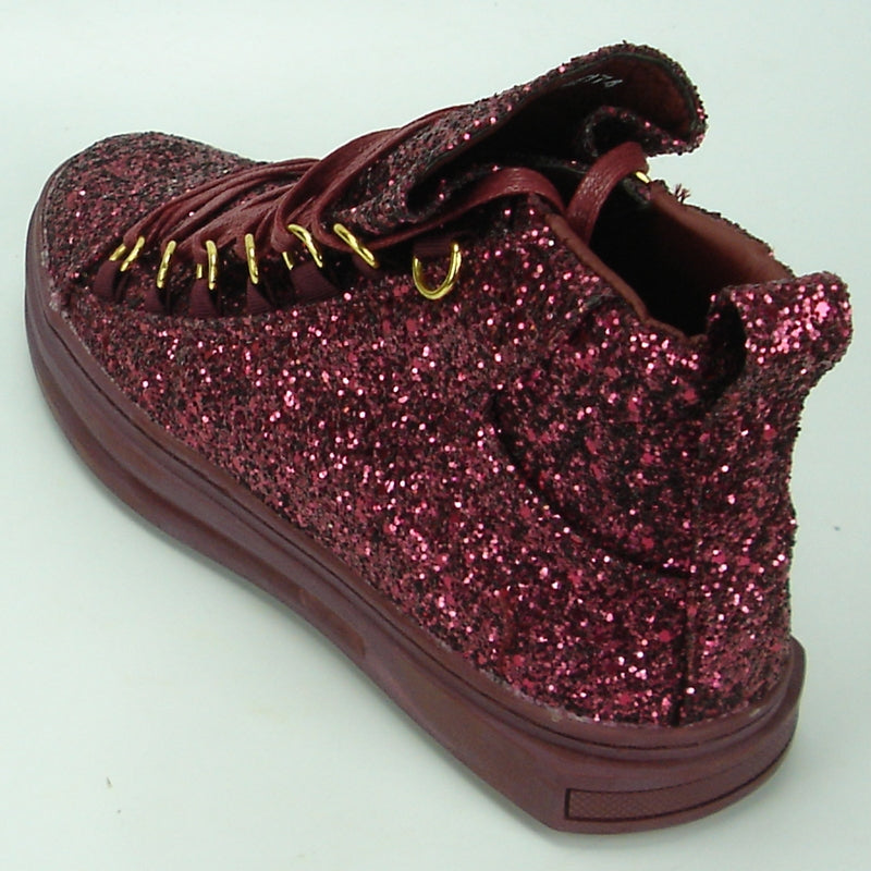 Fiesso FI-2174-2 Marron Glitter Encore Sneakers