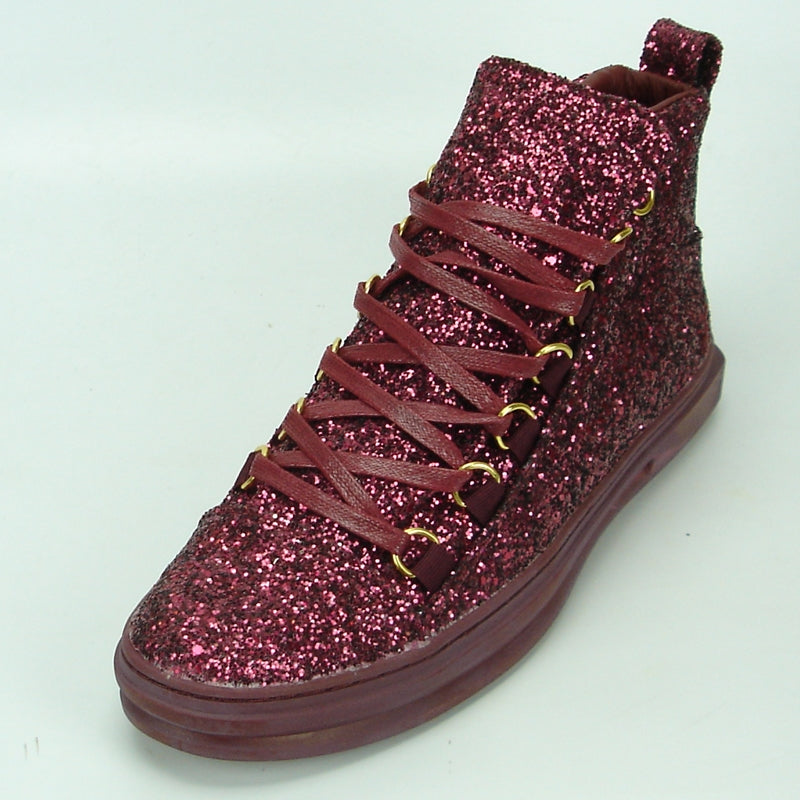 Fiesso FI-2174-2 Marron Glitter Encore Sneakers