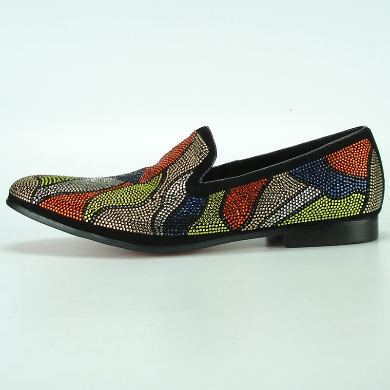 Fiesso FI-7068 Multi Color Loafers