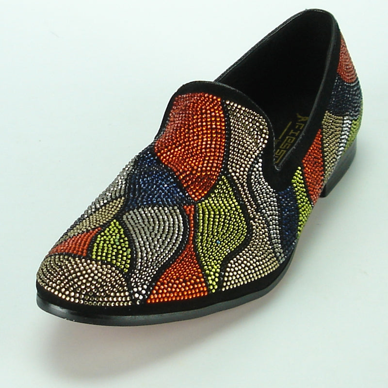 Fiesso FI-7068 Multi Color Loafers