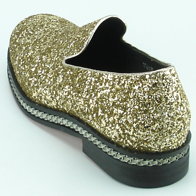 Fiesso FI-7118 Gold Loafers