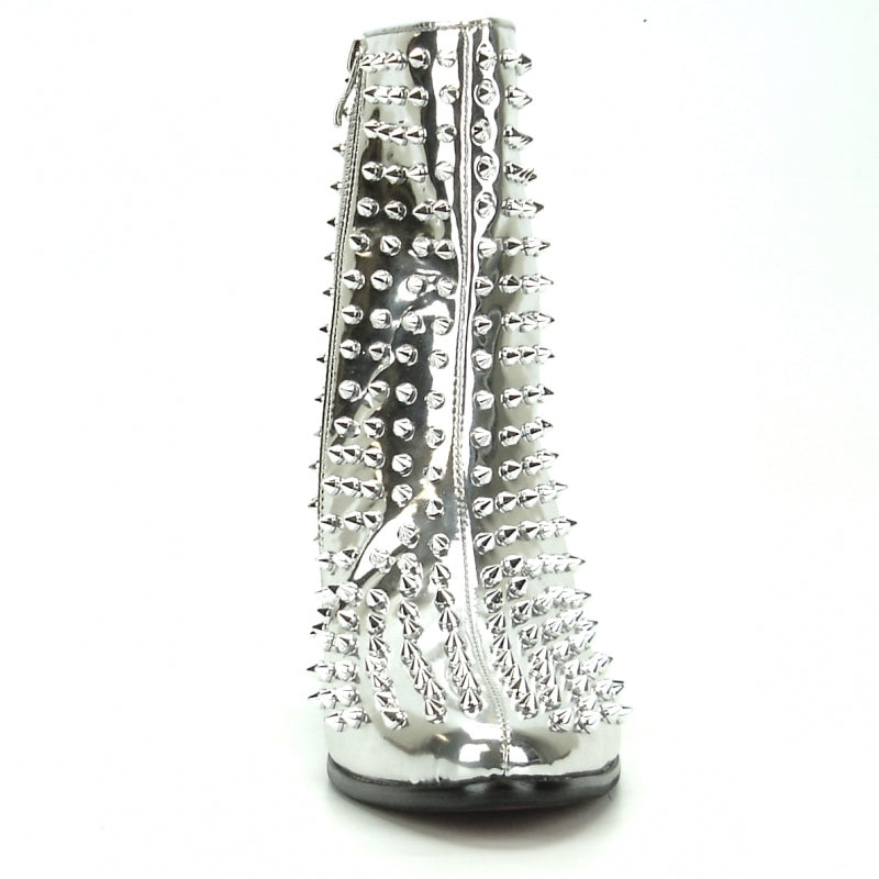 Fiesso FI-7142 Silver Boots