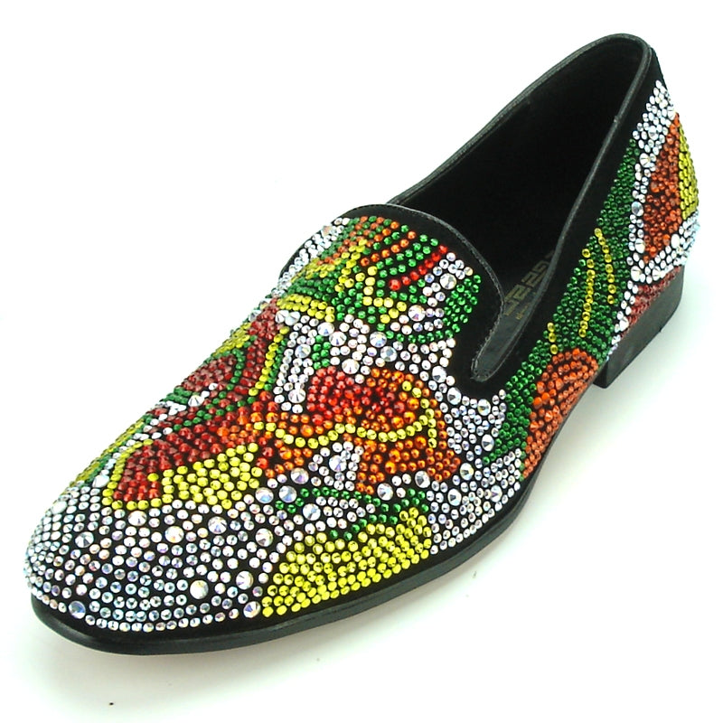 Fiesso FI-7137 Multi Color Loafers