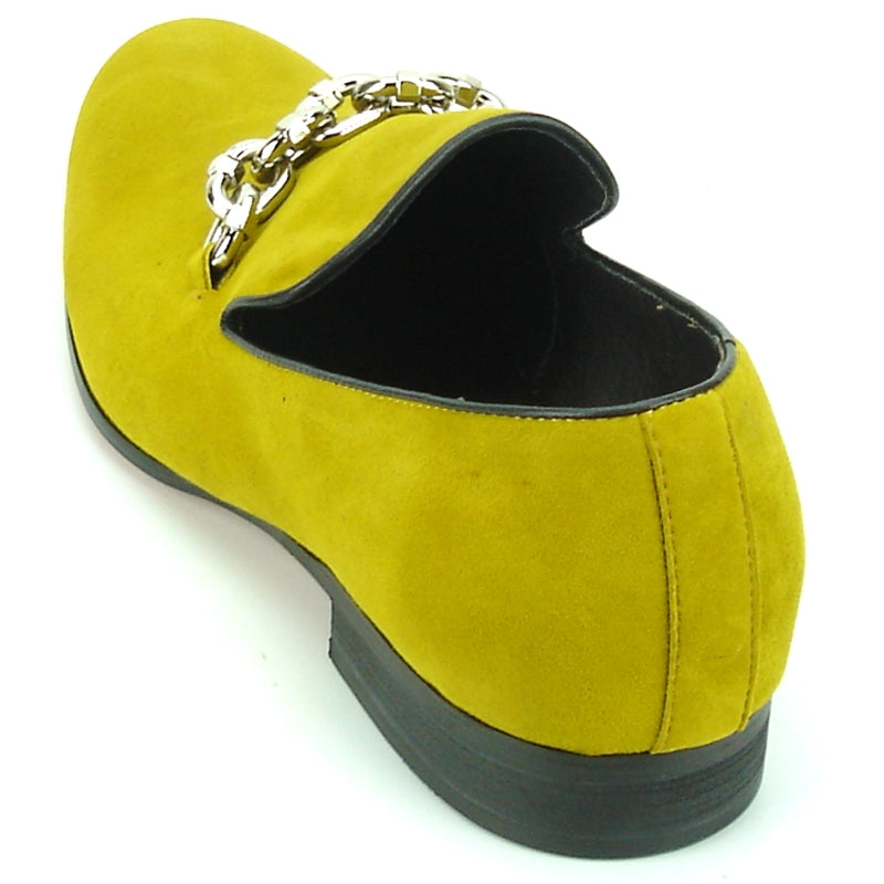 Fiesso FI-7191 Mustard Loafers