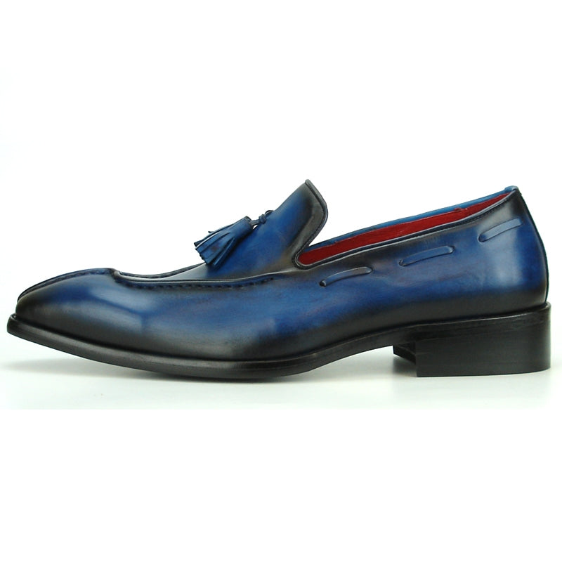 Fiesso FI-8701 Blue Encore Loafers