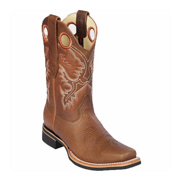 Los Altos 8139951 Men's Honey Genuine Leather Rodeo Boots