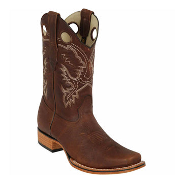 Los Altos 8129940 Men's Walnut Genuine Rodeo Boots