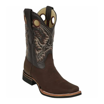 Los Altos 8136207 Men's Brown Genuine Leather Rodeo Boots