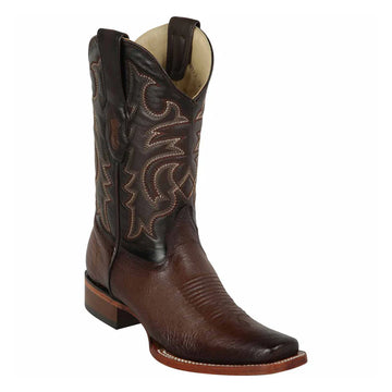 Los Altos 8129716 Men's Faded Brown Genuine Smooth Ostrich Rodeo Boots