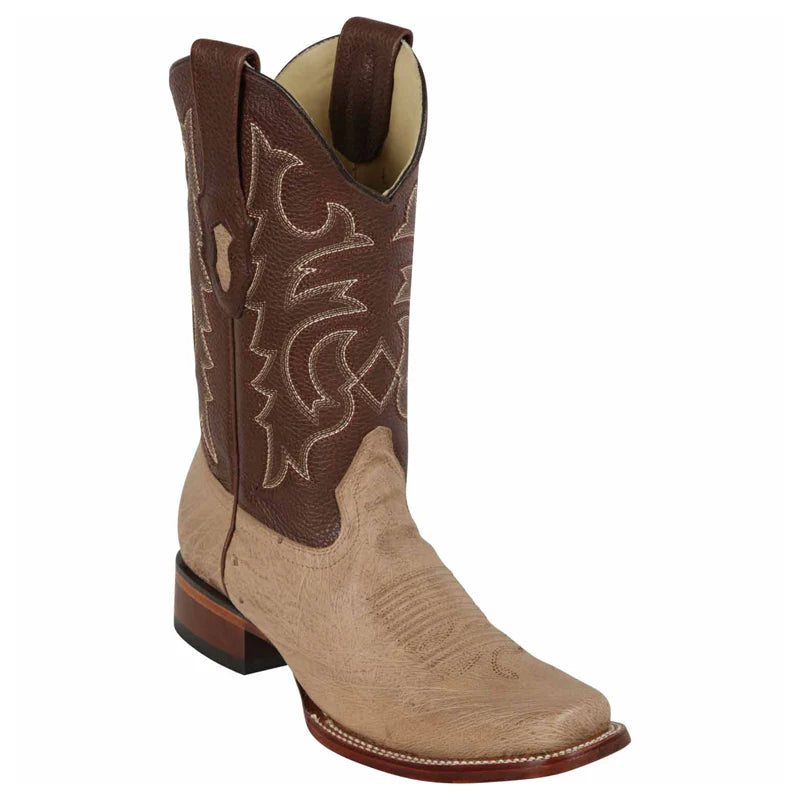 Los Altos 8129772 Men's Mocha Genuine Smooth Ostrich Rodeo Boots