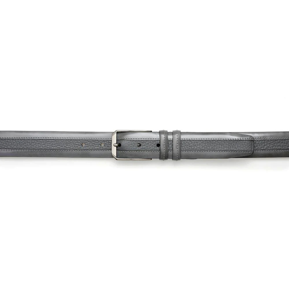 Mezlan AO11113 Leather and Deerskin Grey Belt