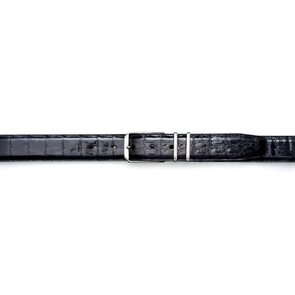 Mezlan AO11115 Crocodile Black Belt