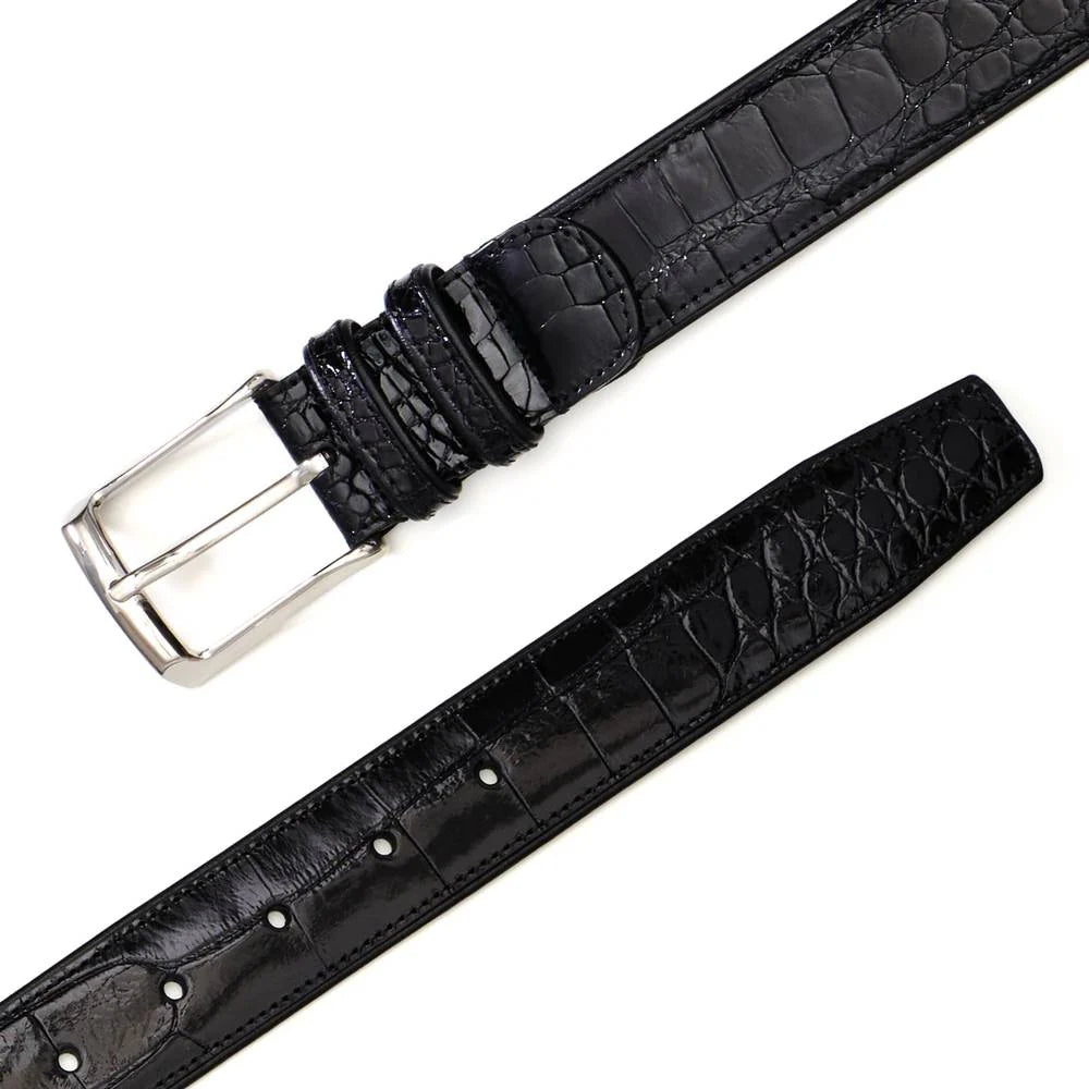 Mezlan AO7907 Alligator Black Belt