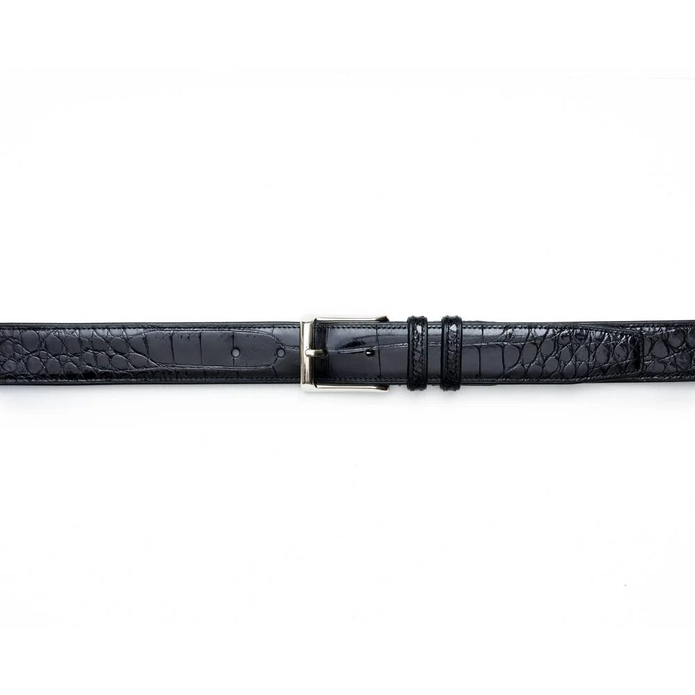 Mezlan AO7907 Alligator Black Belt