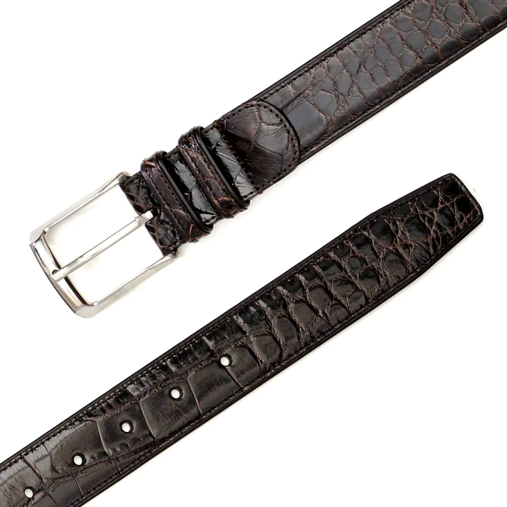 Mezlan AO7907 Alligator Dark Brown Belt