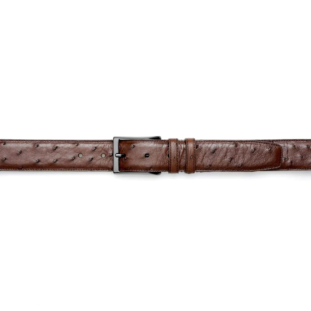 Mezlan AO8146 Ostrich Tabac Skin Belt