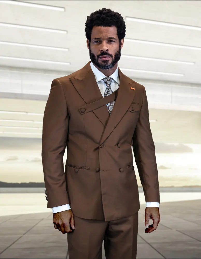 Statement Azone Copper Super 200's Italian Wool/Cashmere Suit