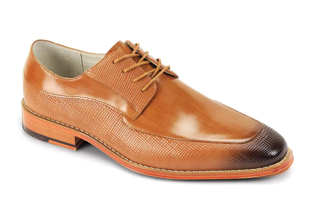 Giovanni Asher Tan Genuine Leather Oxfords