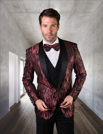 Statement Belagio32 Burgundy Tuxedo