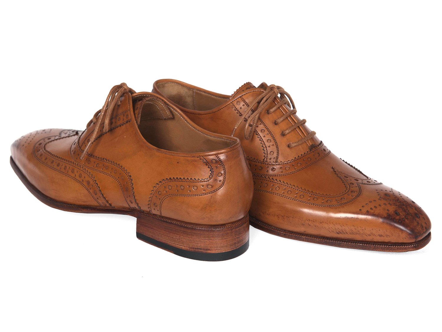 Paul Parkman Wingtip Oxfords Cognac (ID#5447-CGN) PAUL PARKMAN