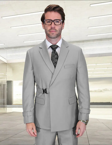 Statement Bolanzo Gray Super 200's Italian Wool Suit