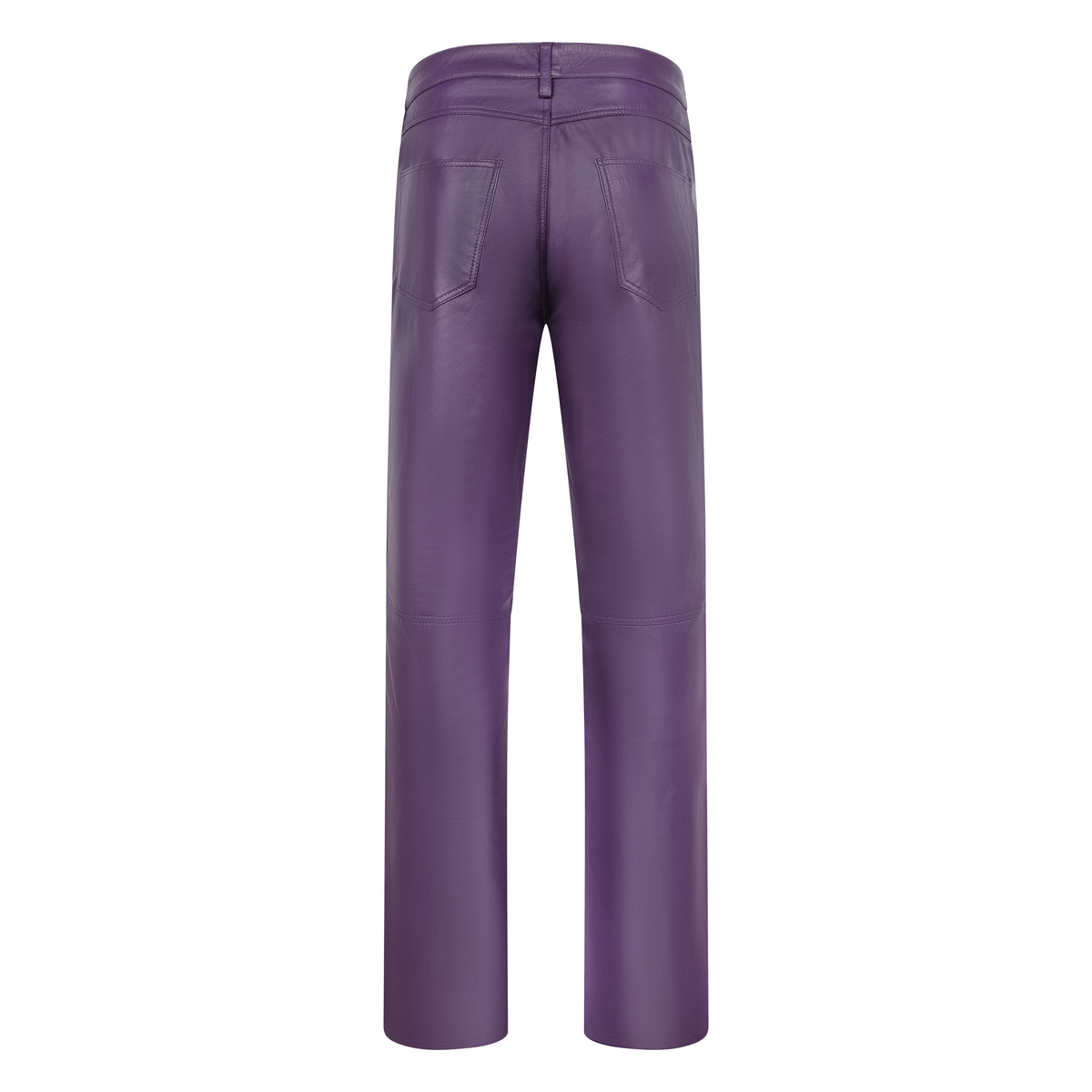 Jakewood 123 Purple Genuine Lambskin Leather Pants