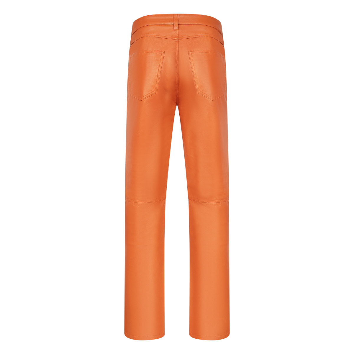 Jakewood 123 Rust Genuine Lambskin Leather Pants