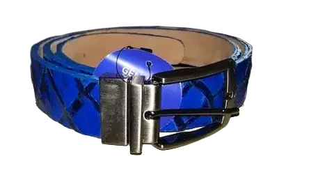 Belvedere 4000 Royal Blue Genuine Pirarucu Belt