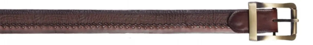 Los Altos C230907 Brown Genuine Shark Belt