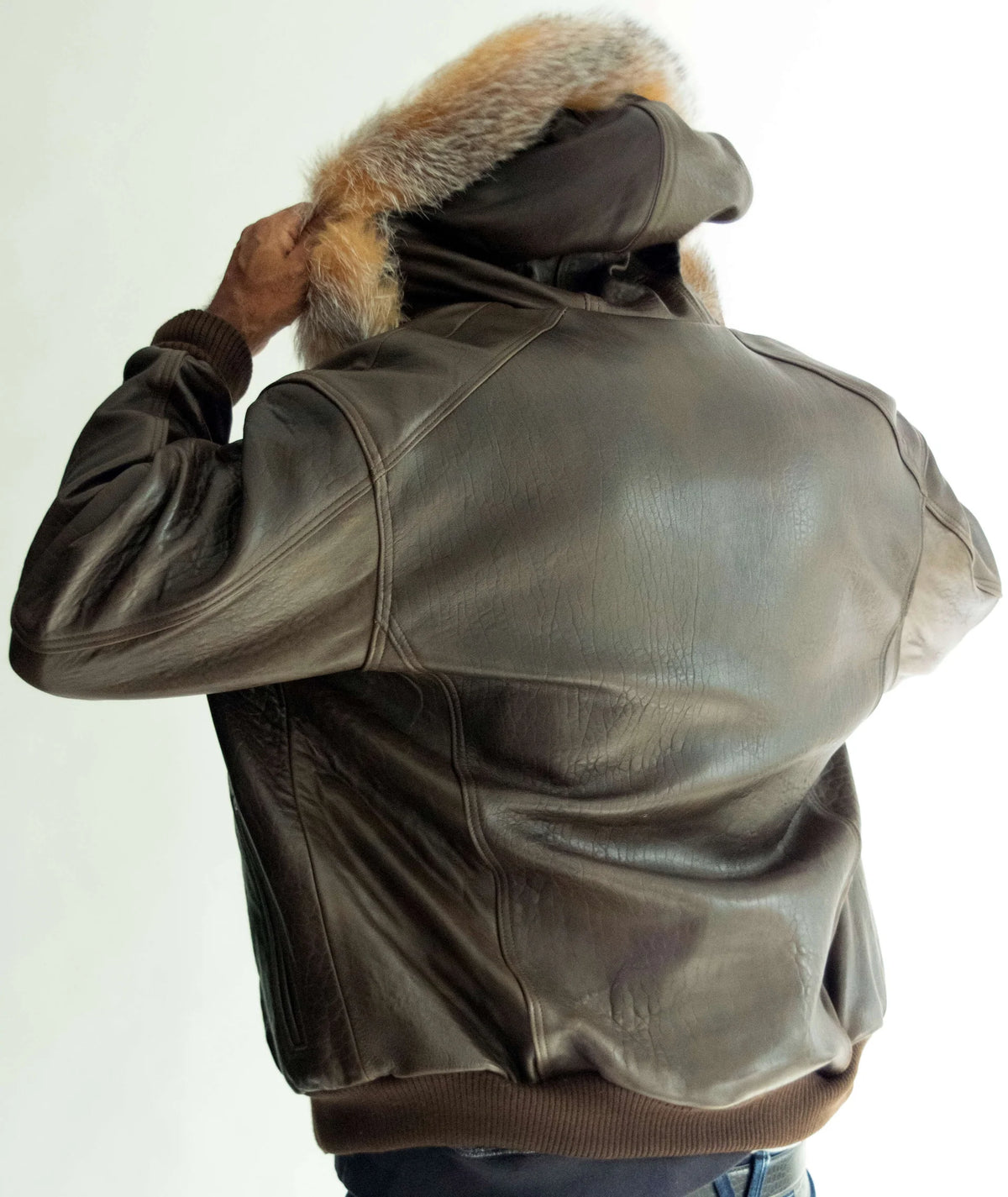 Jakewood 2066F Brown Genuine Lambskin Leather Jacket