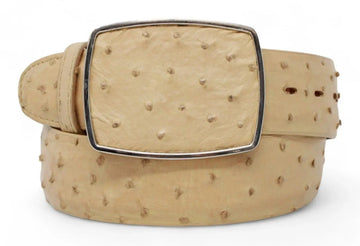 Los Altos C11A0311 Oryx Genuine Ostrich Cowboy Belt