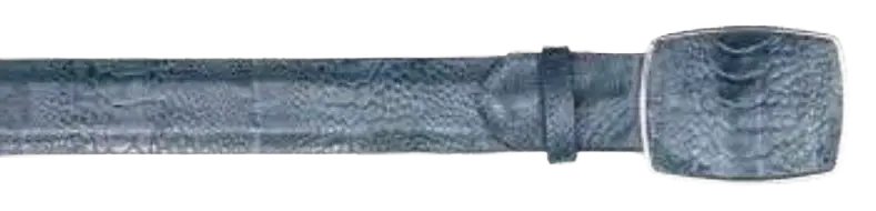 Los Altos C11A0514 Blue Jean Genuine Ostrich Leg Cowboy Belt