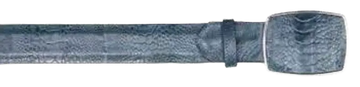 Los Altos C11A0514 Blue Jean Genuine Ostrich Leg Cowboy Belt
