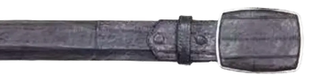 Los Altos C11A0809 Gray Genuine Eel Cowboy Belt